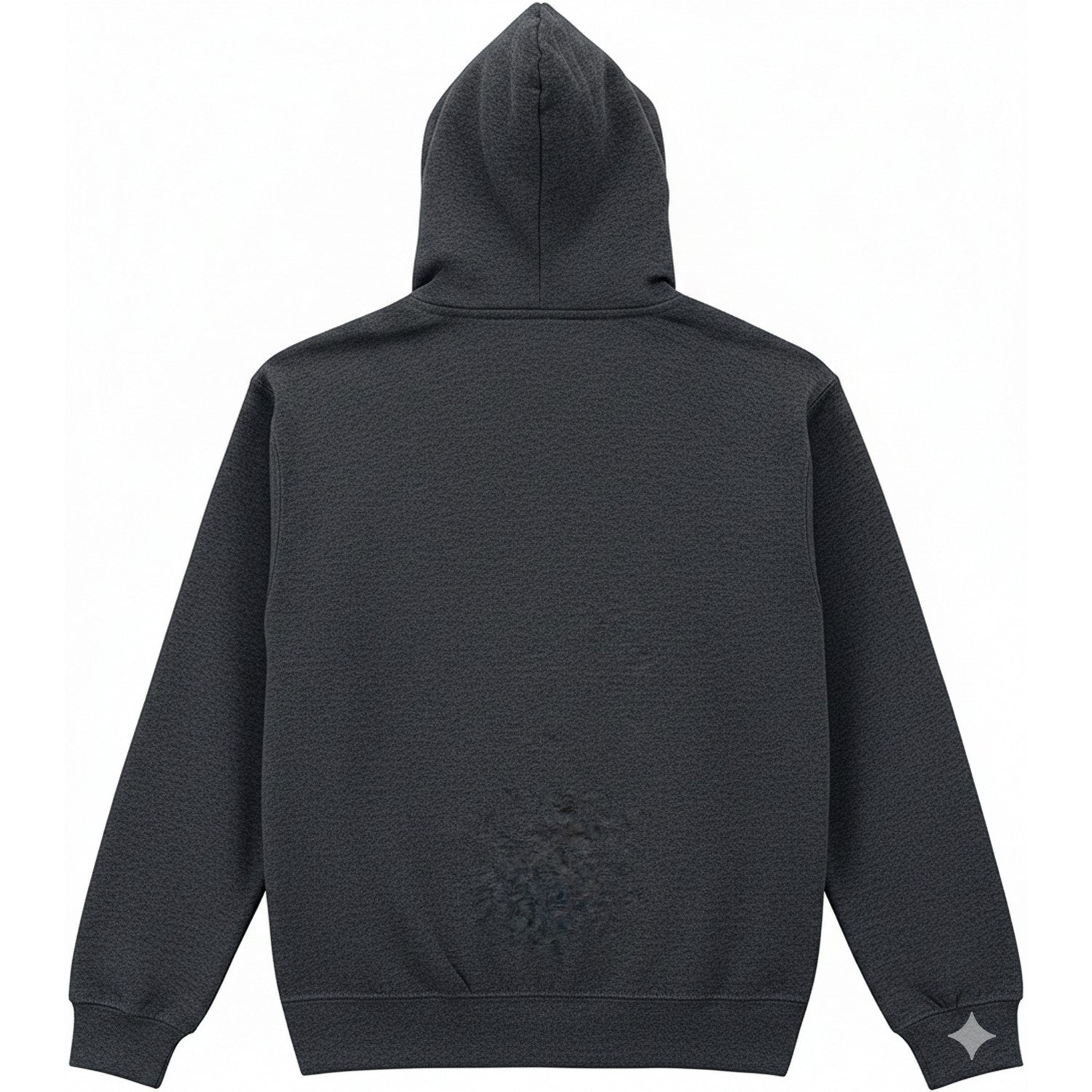 Fan Charcoal Heather - Back - Gildan Childrens-Kids Heavy Blend Hooded Sweatshirt