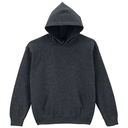 Fan Charcoal Heather - Front - Gildan Childrens-Kids Heavy Blend Hooded Sweatshirt