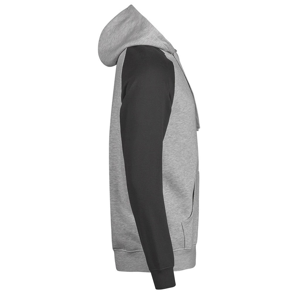 Heather Grey-Black - Lifestyle - Tee Jays Mens Two Tone Hoodie