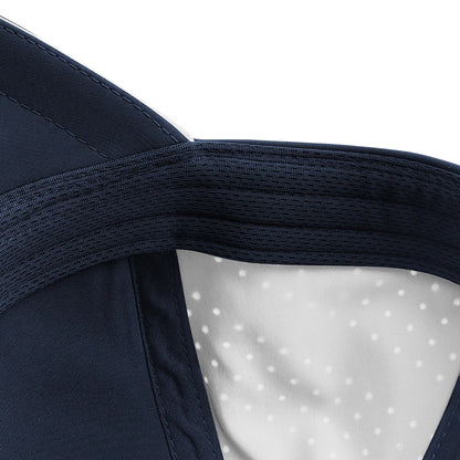 Navy-White - Pack Shot - Beechfield Accelerate Baseball Cap