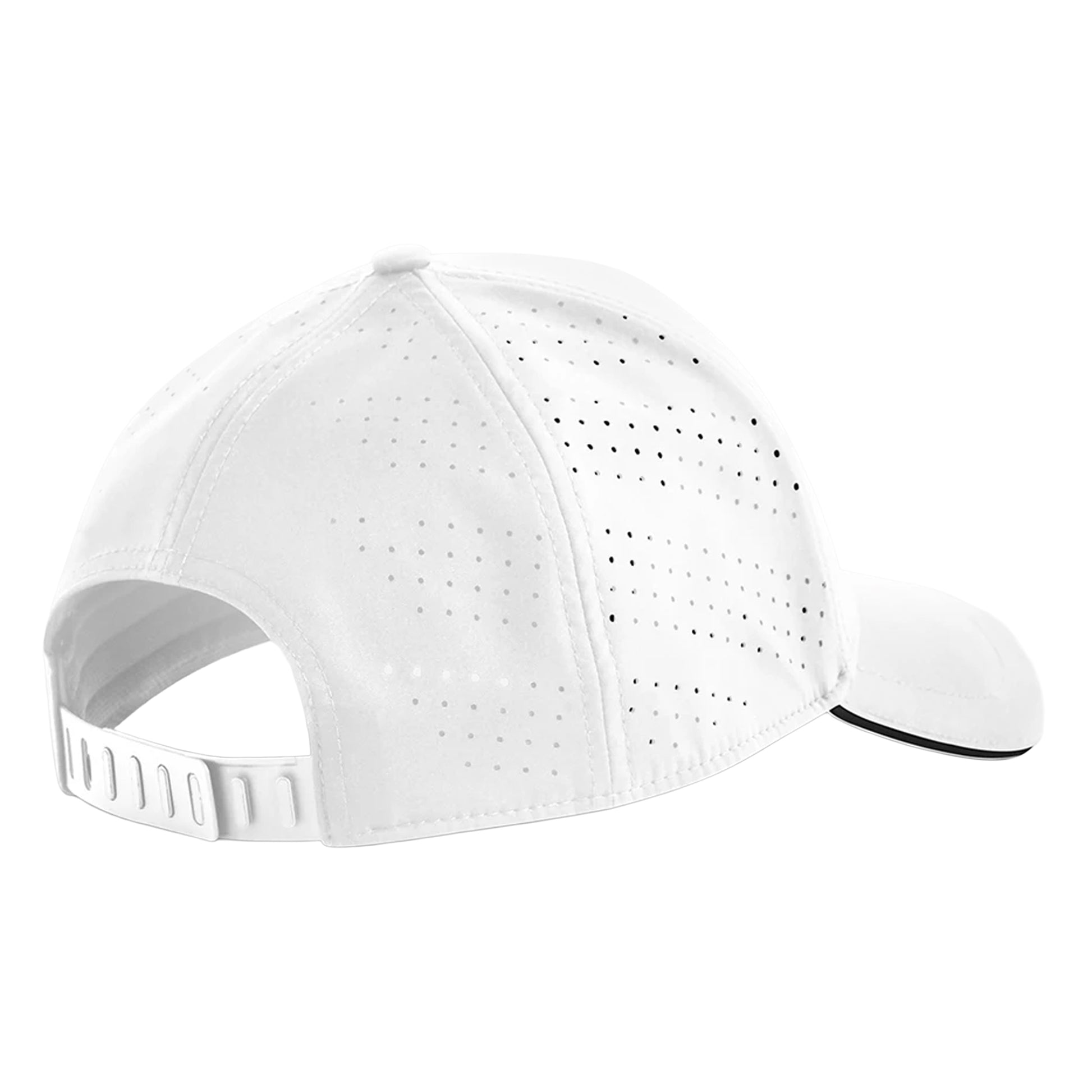 White-Black - Back - Beechfield Accelerate Baseball Cap
