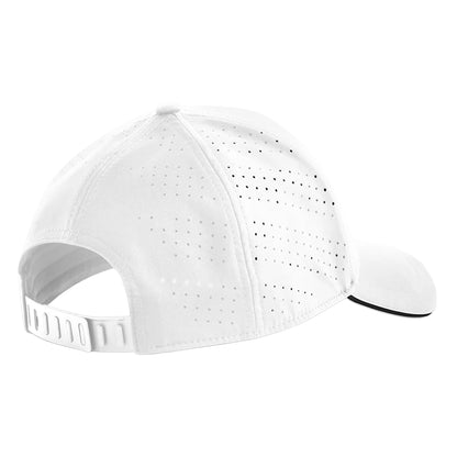 White-Black - Back - Beechfield Accelerate Baseball Cap