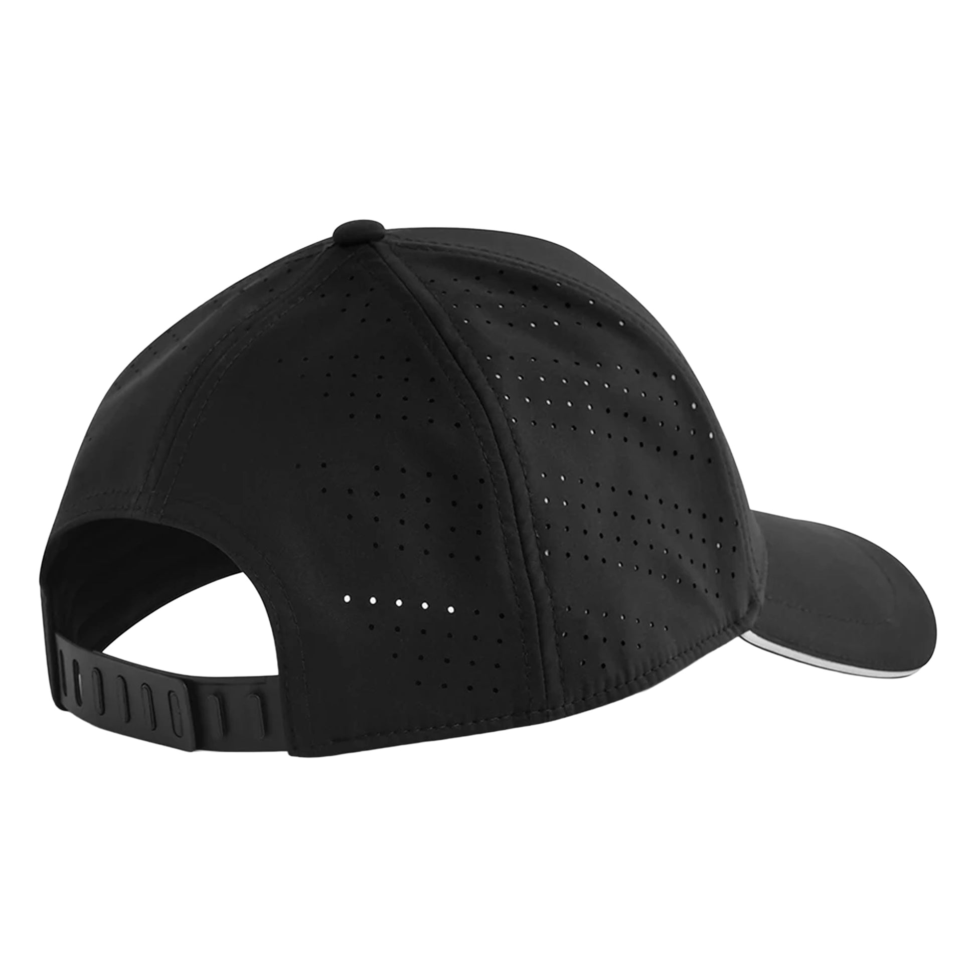 Black-White - Back - Beechfield Accelerate Baseball Cap
