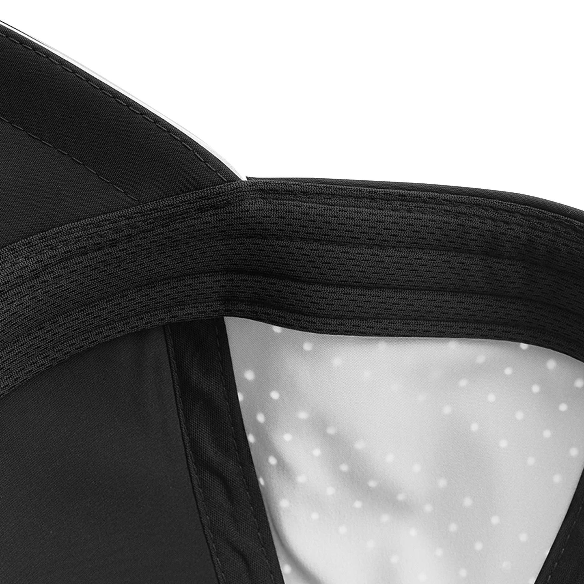 Black-White - Pack Shot - Beechfield Accelerate Baseball Cap