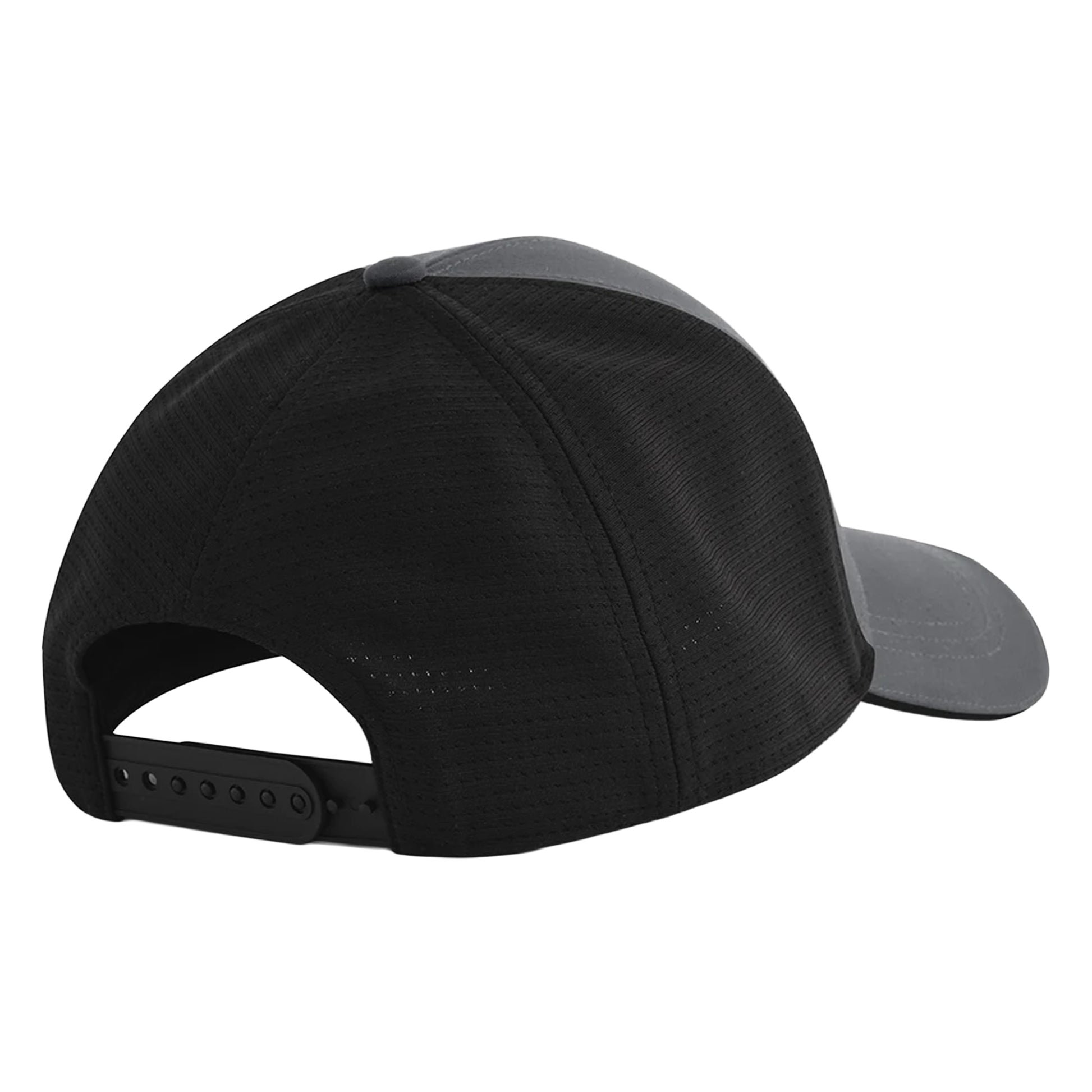 Gunmetal-Black - Back - Beechfield Club Colour Block Baseball Cap