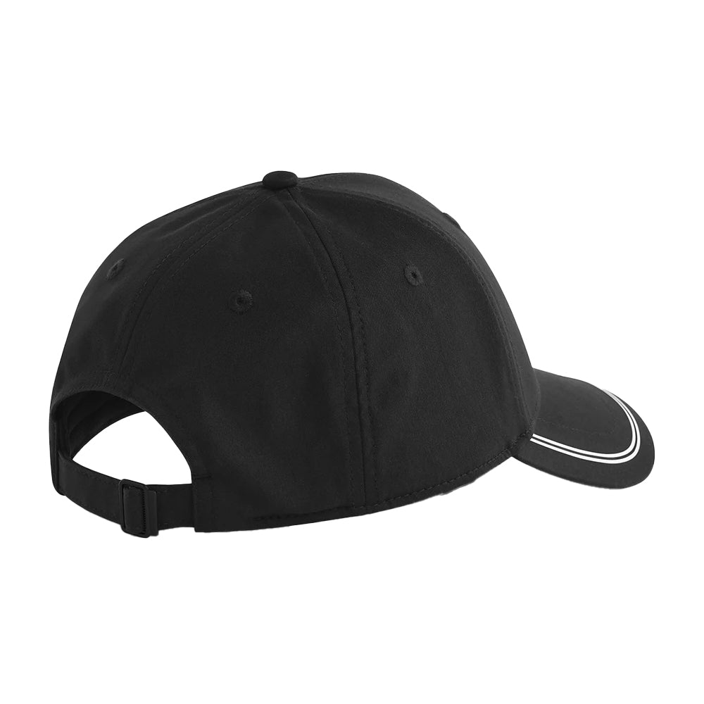 Black-White - Back - Beechfield Match Day Baseball Cap