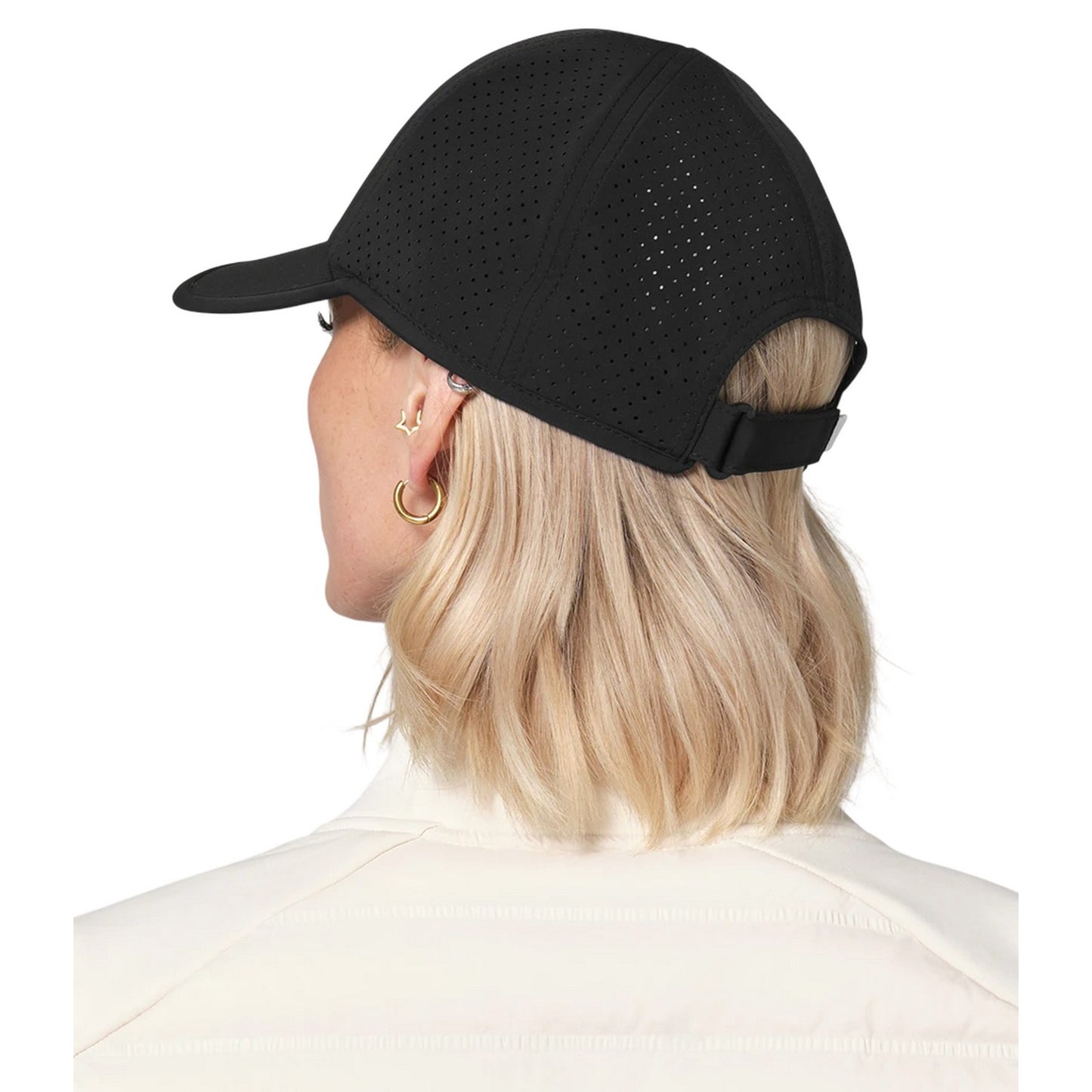 Black - Back - Beechfield Technical Training Baseball Cap