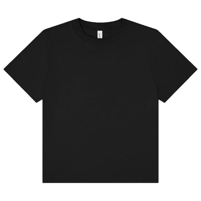 Vintage Black - Front - Bella + Canvas Womens-Ladies Heavy Duty Boxy T-Shirt