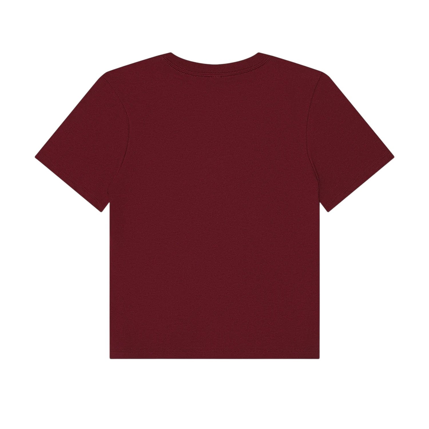 Maroon - Back - Bella + Canvas Womens-Ladies Heavy Duty Boxy T-Shirt