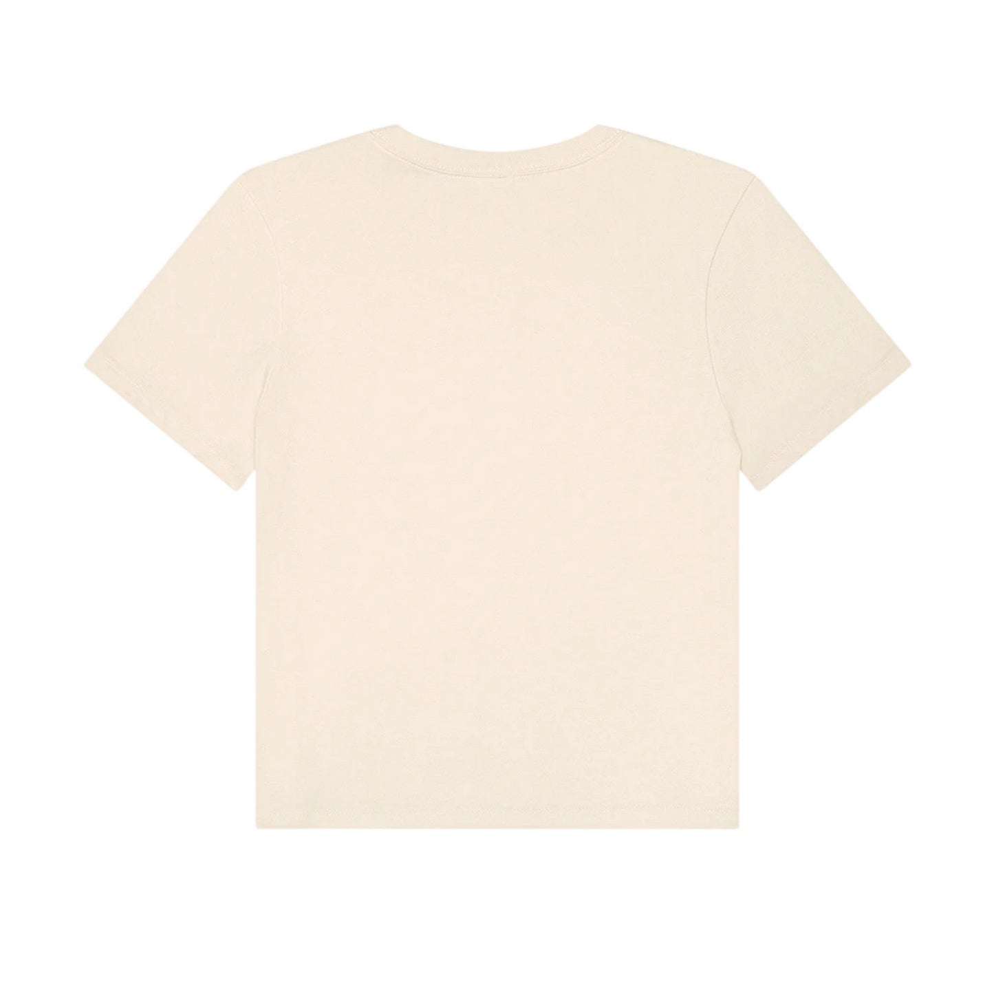 Natural - Back - Bella + Canvas Womens-Ladies Heavy Duty Boxy T-Shirt