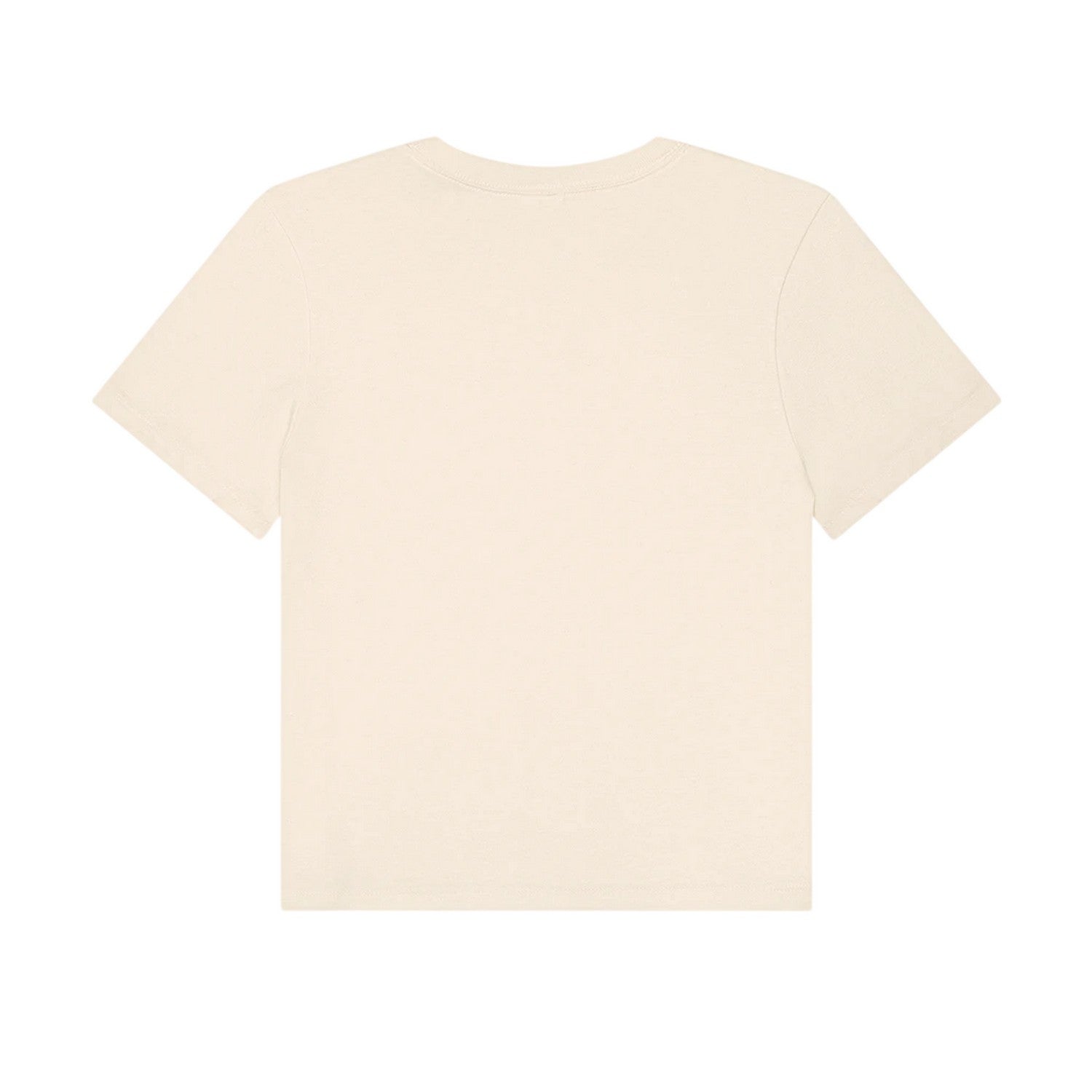 Natural - Back - Bella + Canvas Womens-Ladies Heavy Duty Boxy T-Shirt