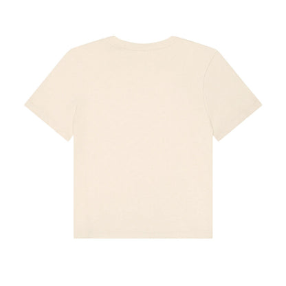 Natural - Back - Bella + Canvas Womens-Ladies Heavy Duty Boxy T-Shirt
