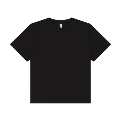 Black - Front - Bella + Canvas Womens-Ladies Heavy Duty Boxy T-Shirt
