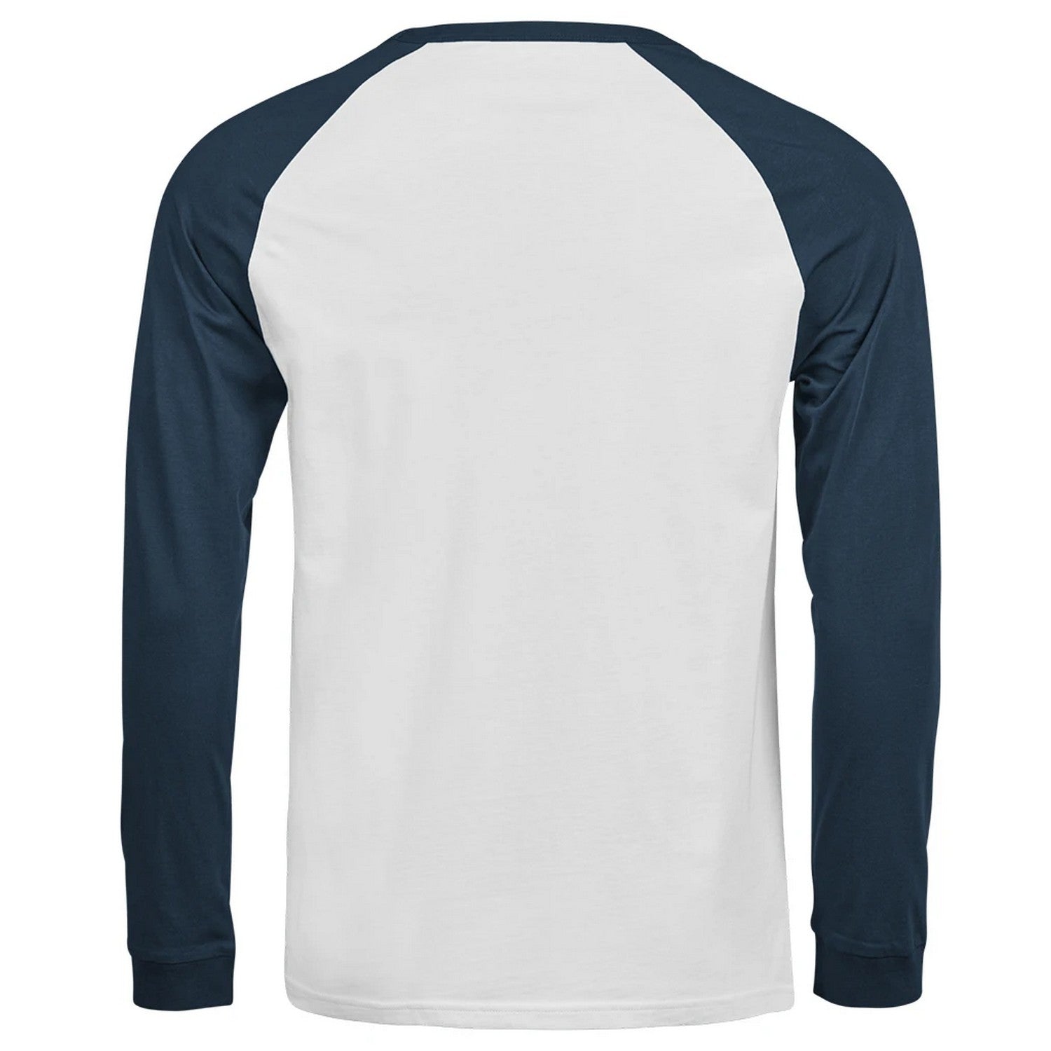 White-Ink - Back - Tee Jays Unisex Adult Unlabeled Baseball T-Shirt