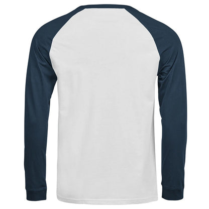 White-Ink - Back - Tee Jays Unisex Adult Unlabeled Baseball T-Shirt