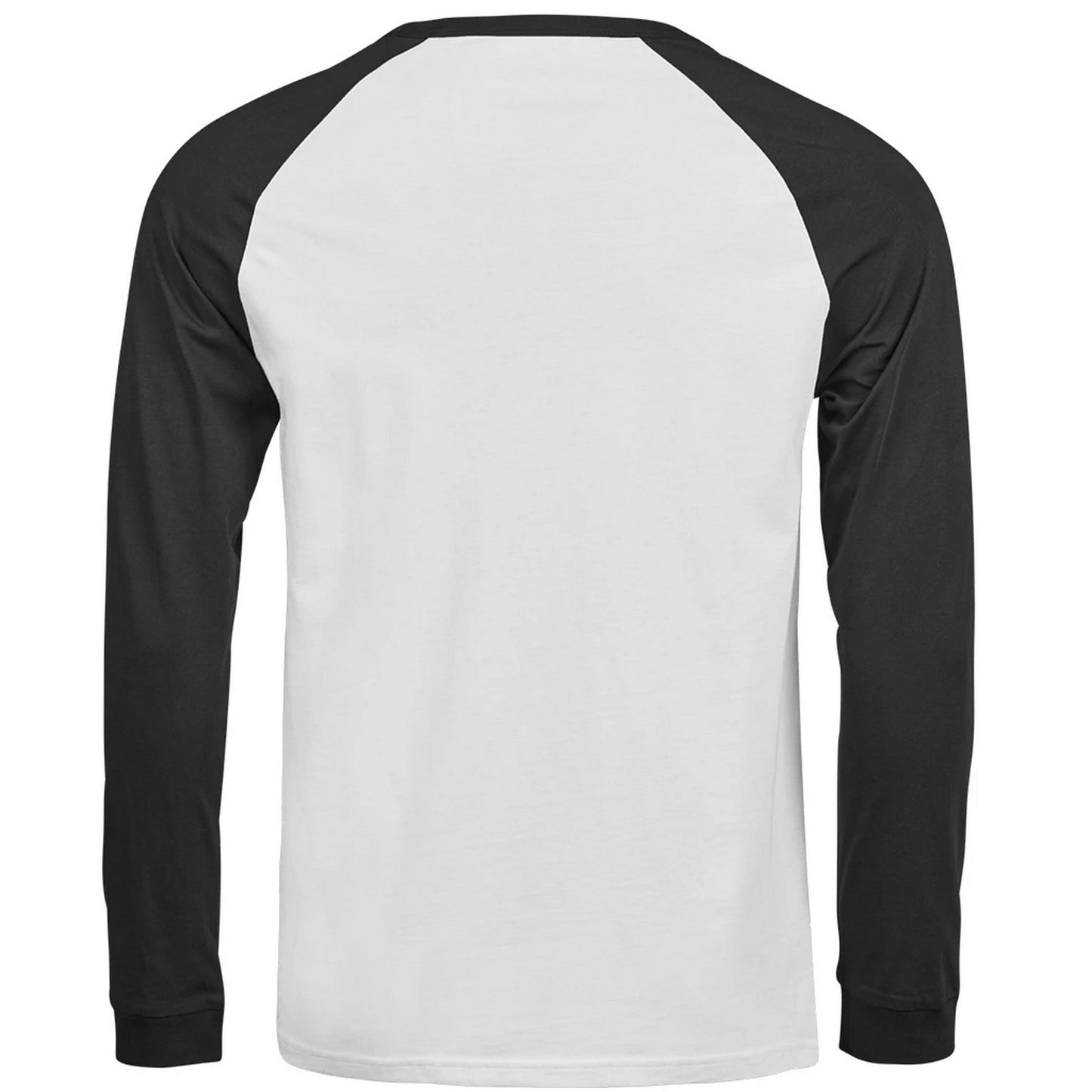 White-Black - Back - Tee Jays Unisex Adult Unlabeled Baseball T-Shirt