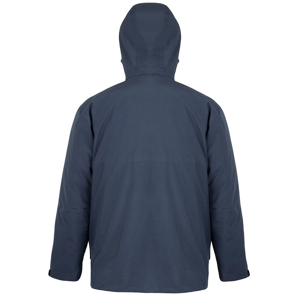 Navy - Back - Result Recycled Unisex Adult Padded Ripstop 3 in 1 Jacket
