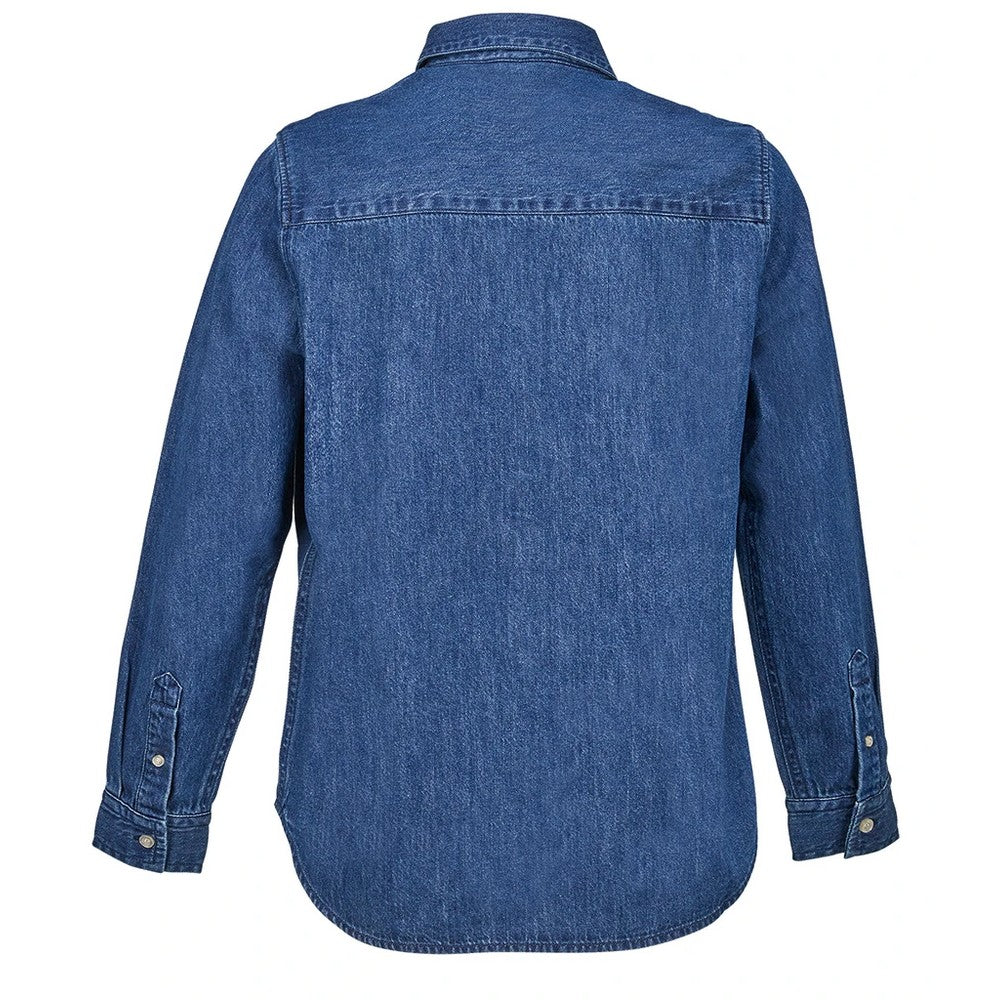 Stonewash Denim - Back - NEOBLU Womens-Ladies Bennett Denim Shirt