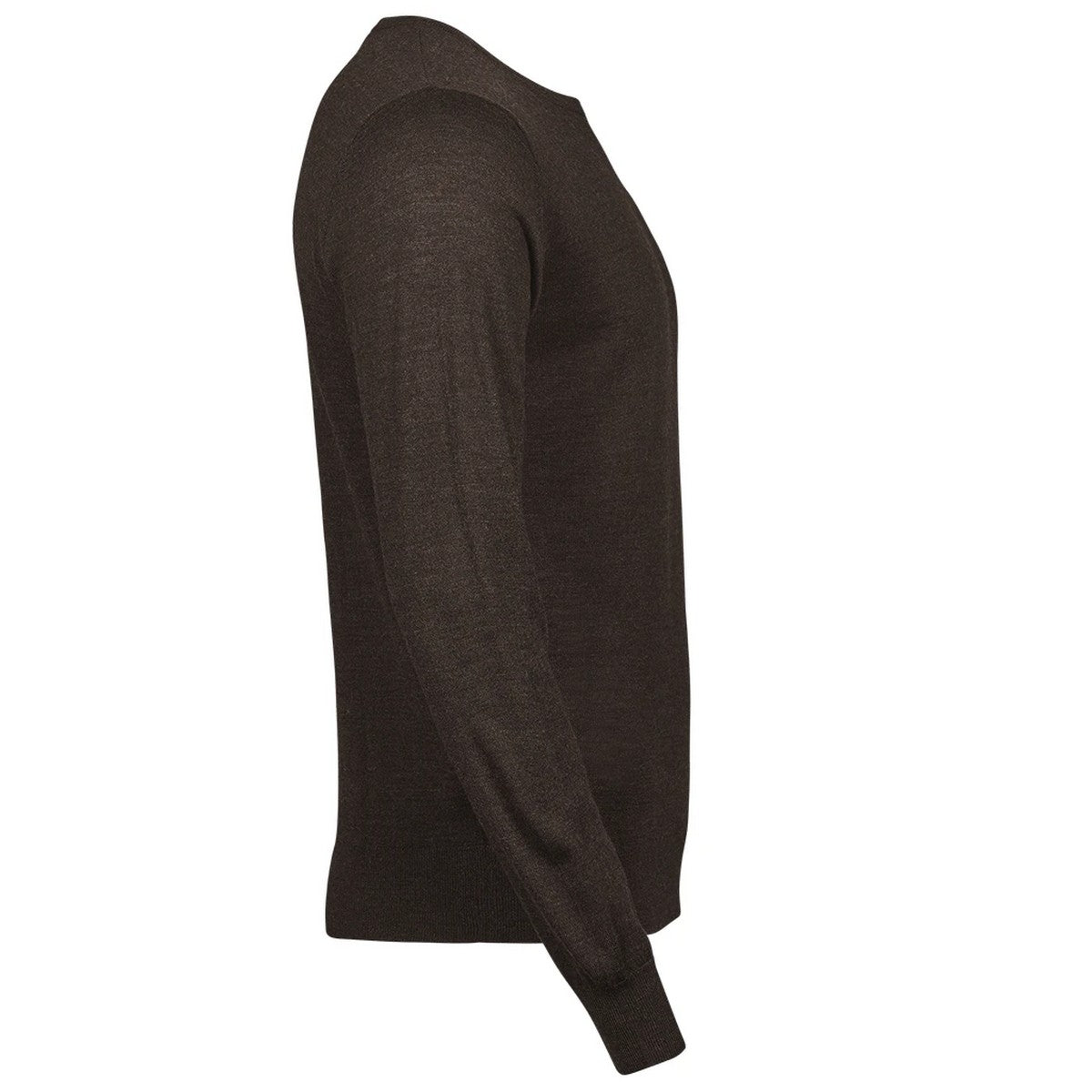 Mocha - Lifestyle - Tee Jays Mens Merino Blend Crew Neck Sweatshirt