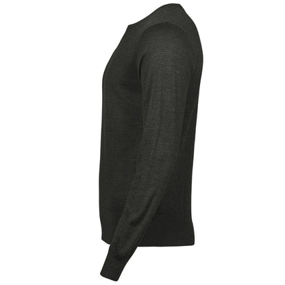 Pine - Side - Tee Jays Mens Merino Blend Crew Neck Sweatshirt