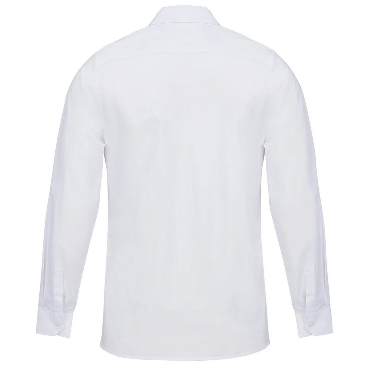 White - Back - SOLS Unisex Adult Bailey Poplin Long-Sleeved Shirt
