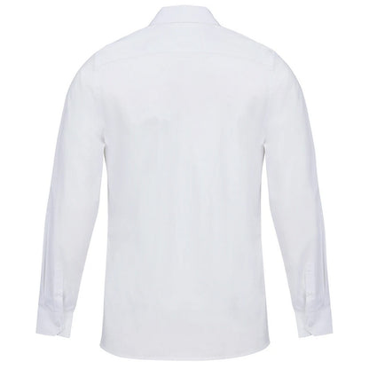 White - Back - SOLS Unisex Adult Bailey Poplin Long-Sleeved Shirt