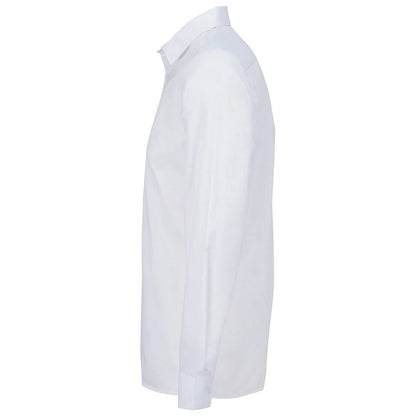 White - Side - SOLS Unisex Adult Bailey Poplin Long-Sleeved Shirt