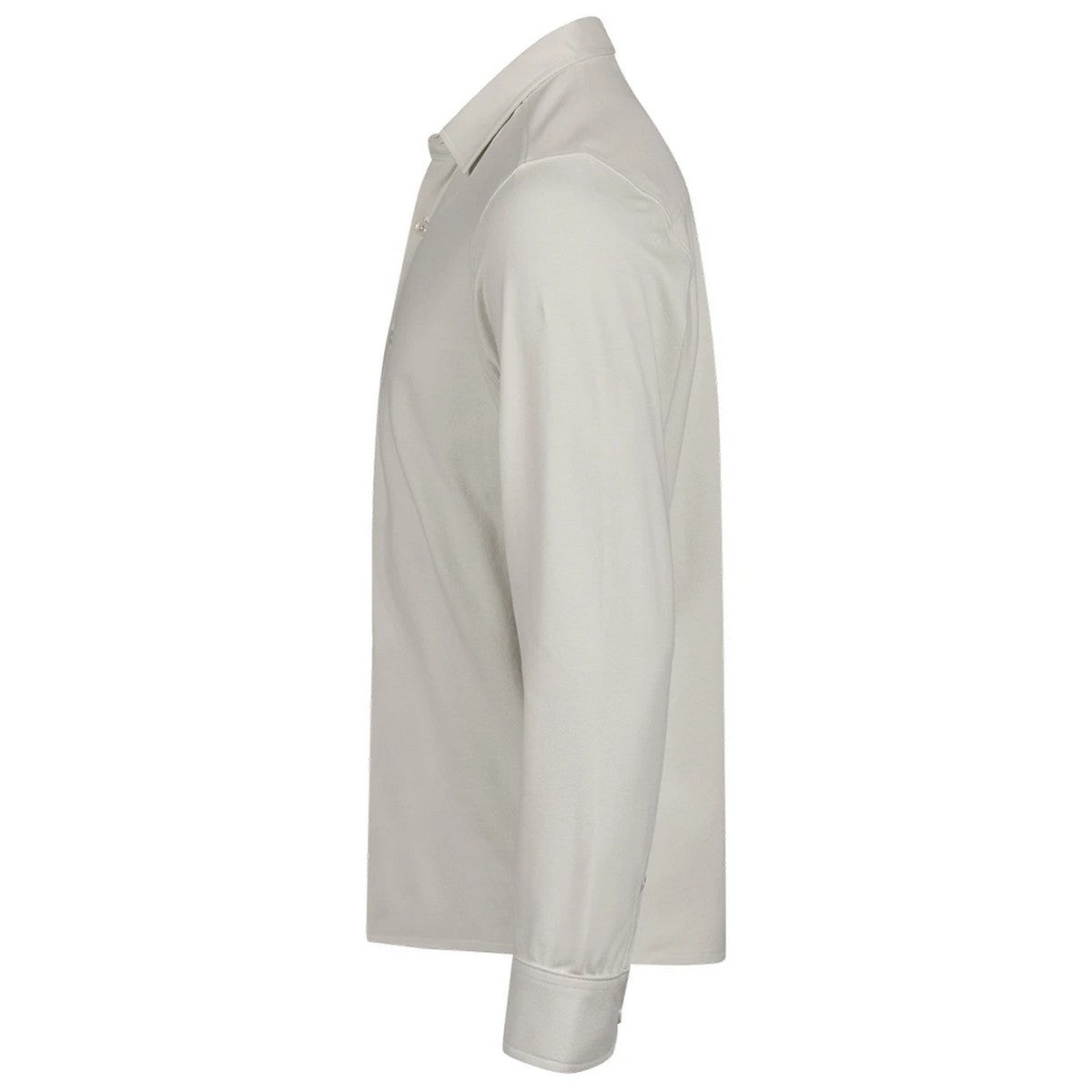 Cement - Side - Tee Jays Mens Luxury Stretch Organic Long-Sleeved Shirt
