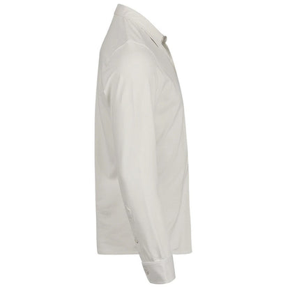 Cement - Lifestyle - Tee Jays Mens Luxury Stretch Organic Long-Sleeved Shirt