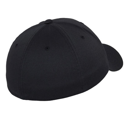 Dark Navy - Back - Flexfit Unisex Adult Wooly Combed Cap