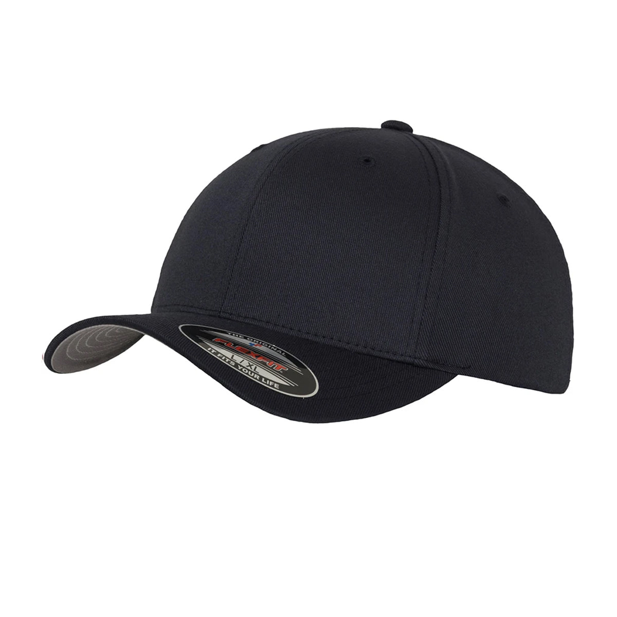 Dark Navy - Front - Flexfit Unisex Adult Wooly Combed Cap