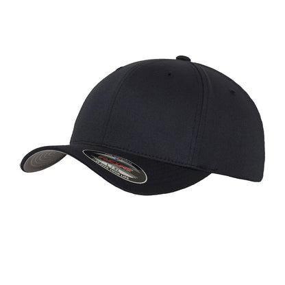 Dark Navy - Front - Flexfit Unisex Adult Wooly Combed Cap