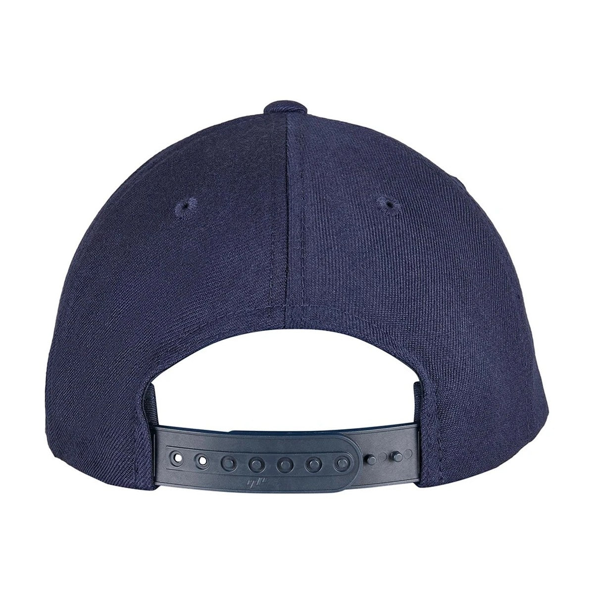 Navy - Back - Flexfit Unisex Adult Logo 5 Panel Snapback Cap