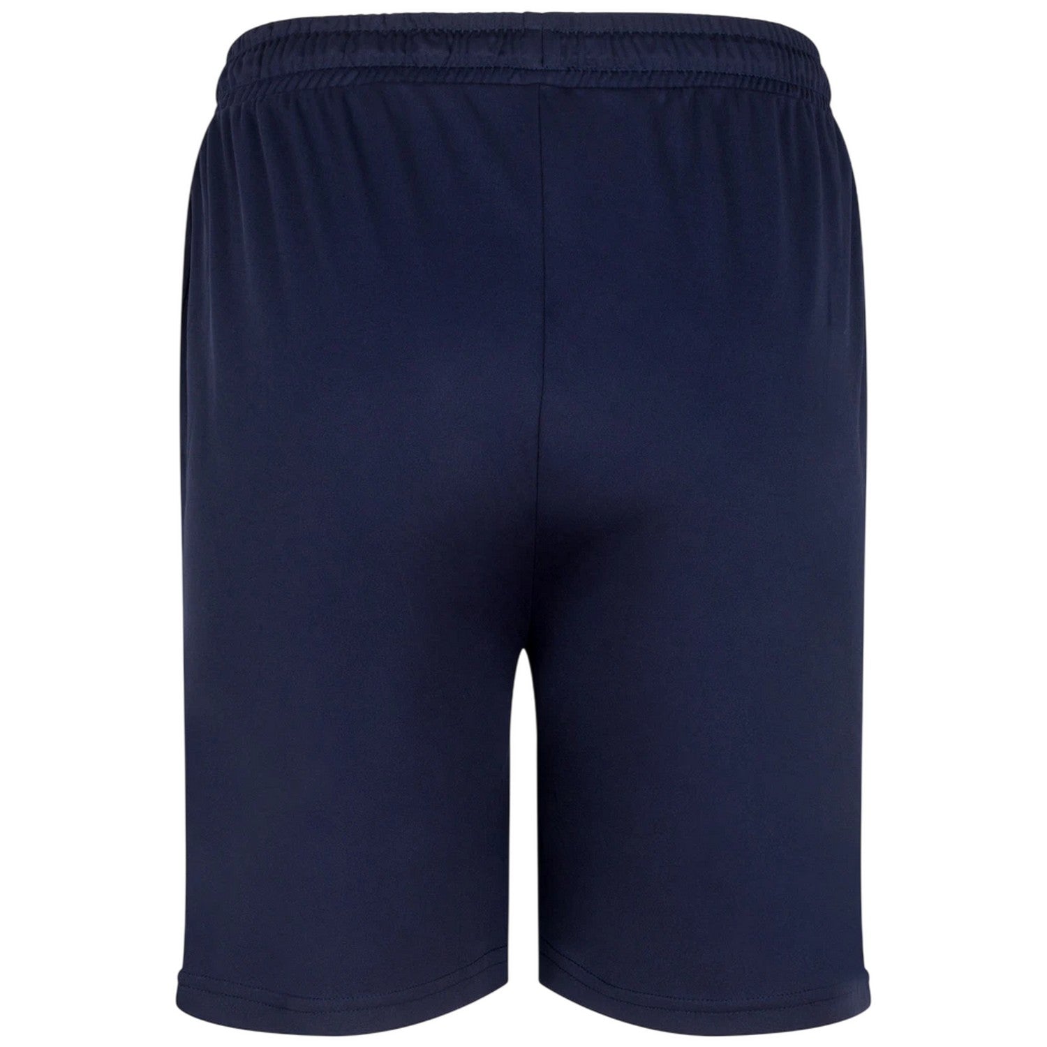 Navy - Back - Finden & Hales Unisex Adult Team No Pocket Shorts