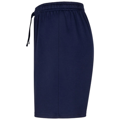 Navy - Side - Finden & Hales Unisex Adult Team No Pocket Shorts