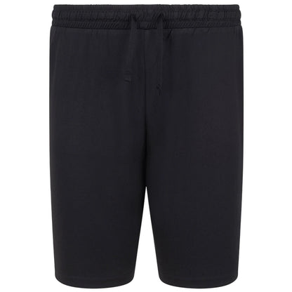 Black - Front - Finden & Hales Unisex Adult Team No Pocket Shorts