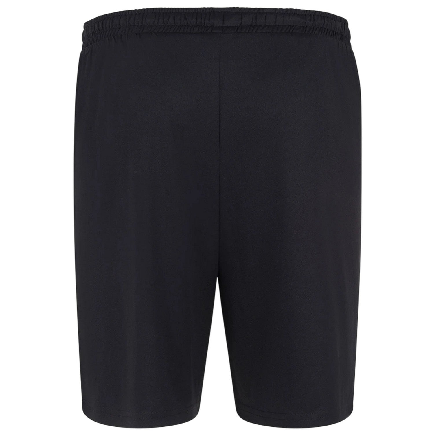Black - Back - Finden & Hales Unisex Adult Team No Pocket Shorts