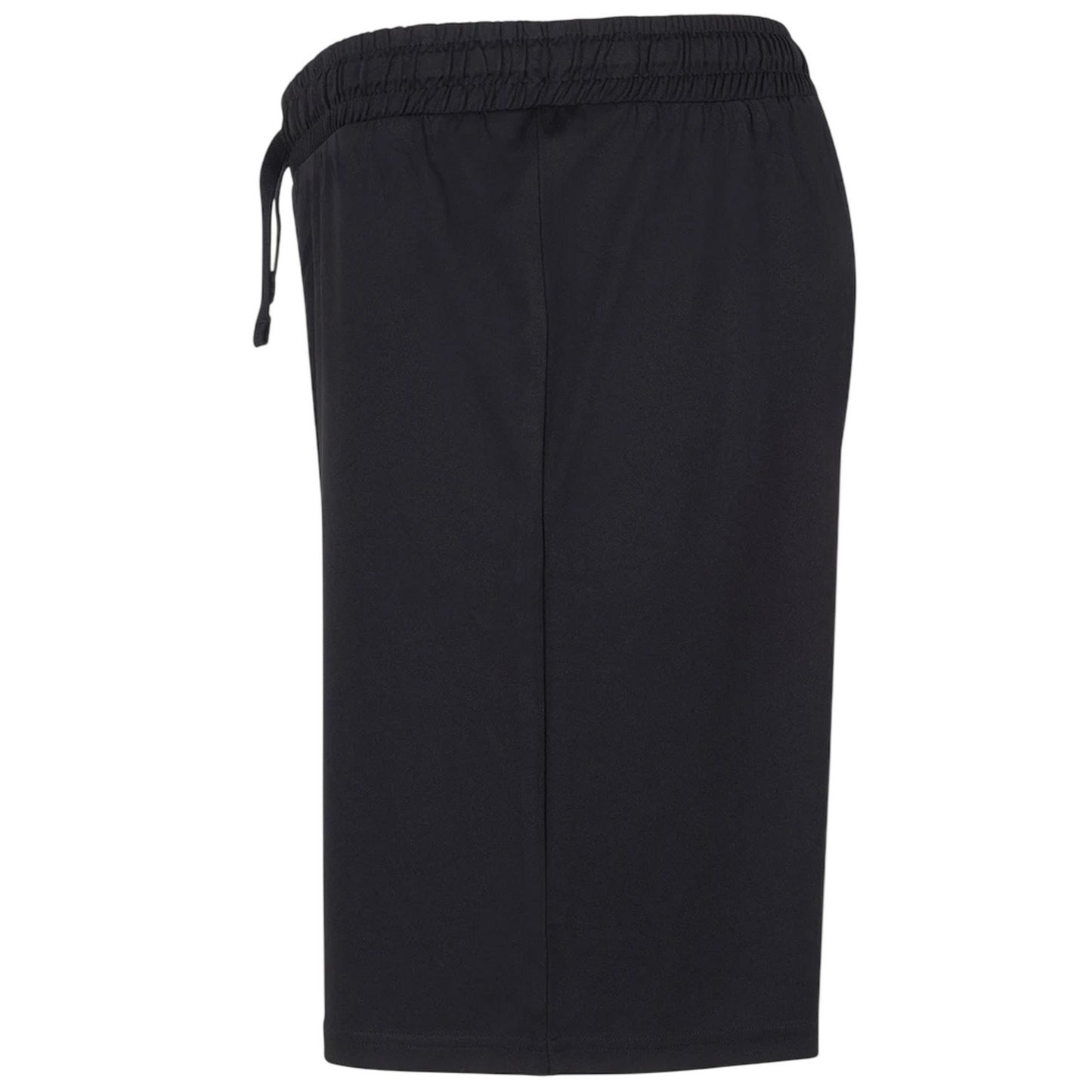 Black - Side - Finden & Hales Unisex Adult Team No Pocket Shorts