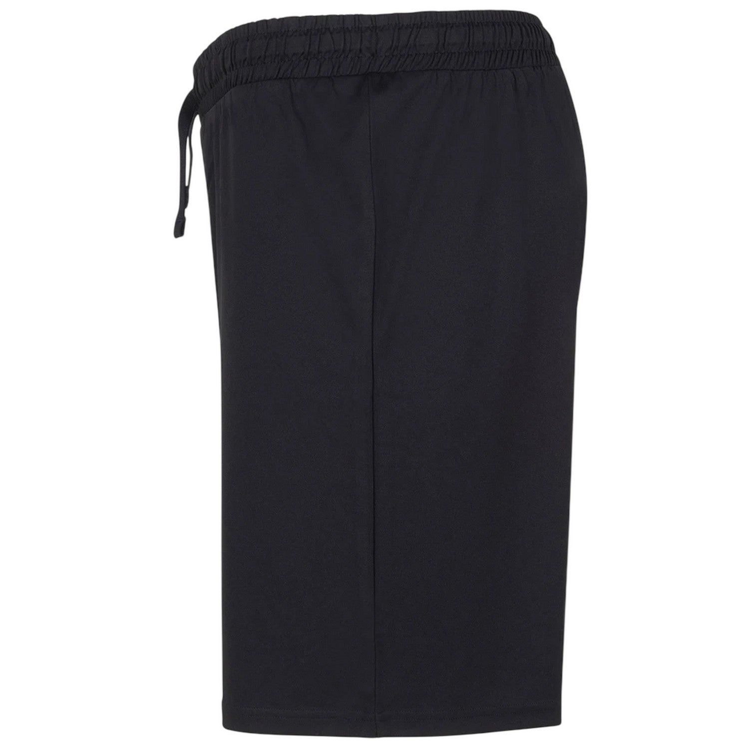Black - Side - Finden & Hales Unisex Adult Team No Pocket Shorts