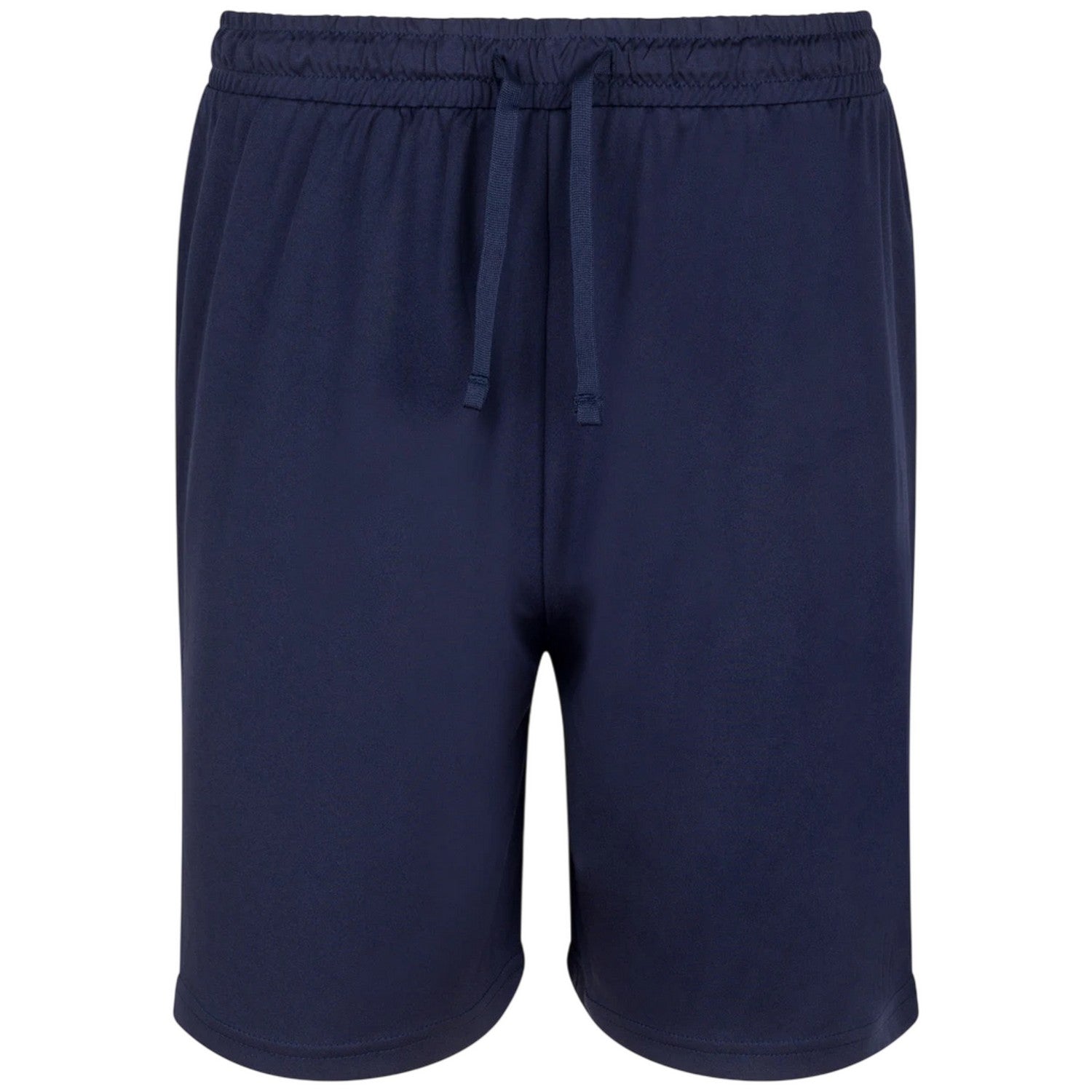 Navy - Front - Finden & Hales Unisex Adult Team No Pocket Shorts