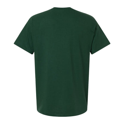 Fan Dark Green - Back - Gildan Unisex Adult Heavy Cotton T-Shirt