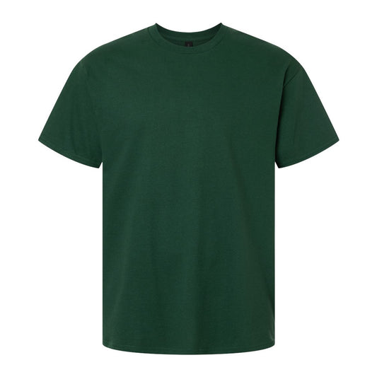 Fan Dark Green - Front - Gildan Unisex Adult Heavy Cotton T-Shirt
