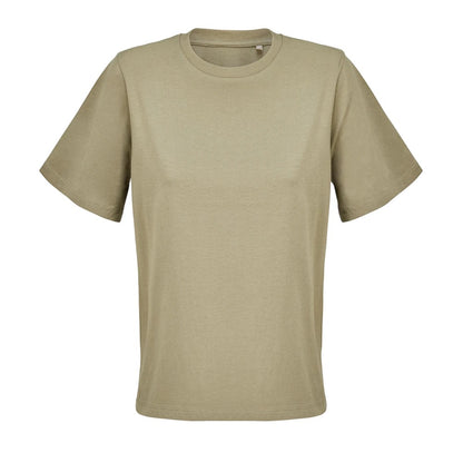 Khaki - Front - SOLS Womens-Ladies Legend T-Shirt