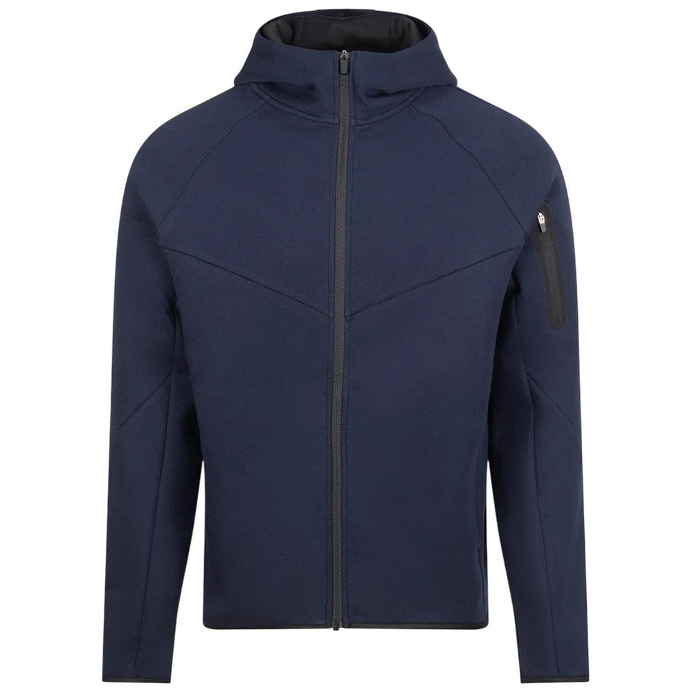 French Navy - Front - Just Cool Mens AWDis Adapt Fleece Full Zip Hoodie