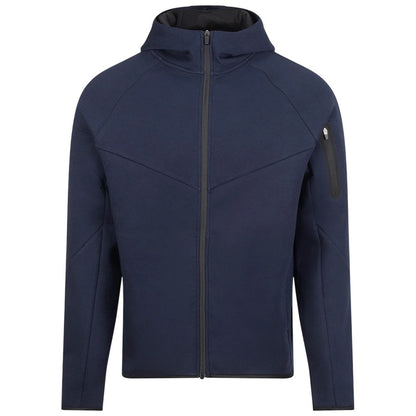 French Navy - Front - Just Cool Mens AWDis Adapt Fleece Full Zip Hoodie