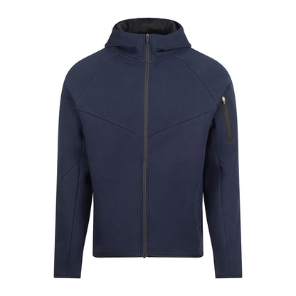 French Navy - Front - Just Cool Mens AWDis Adapt Full Zip Hoodie