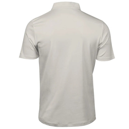 Cement - Back - Tee Jays Mens Prima Cotton Interlocking Polo Shirt
