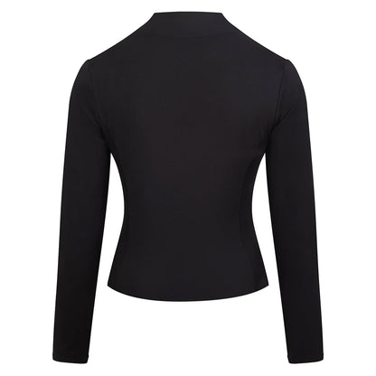 Jet Black - Back - Just Cool Womens-Ladies AWDis Recycled Jacket