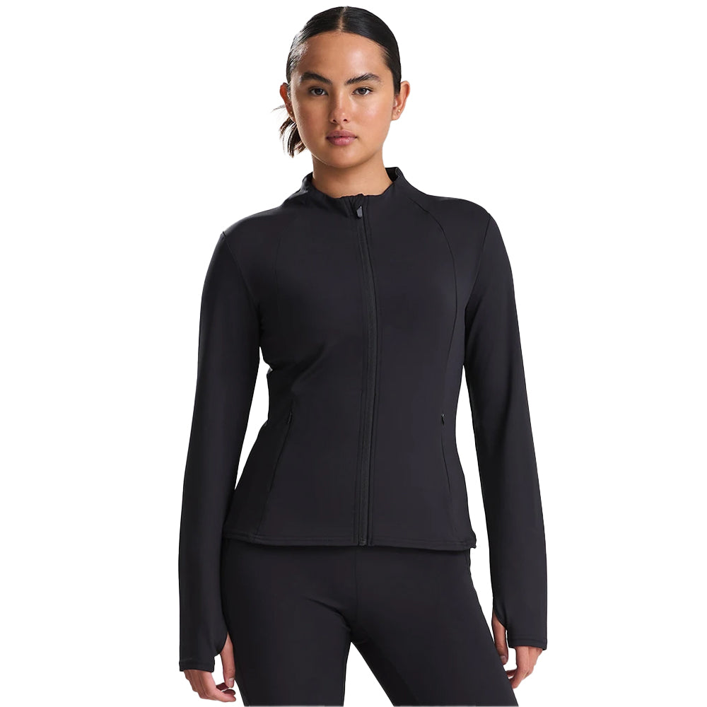 Jet Black - Side - Just Cool Womens-Ladies AWDis Recycled Jacket