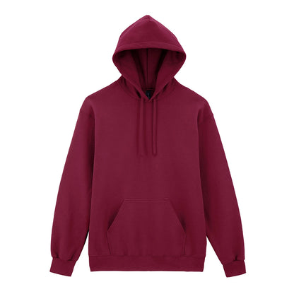 Garnet - Front - Gildan Unisex Adult Hammer Maxweight Hoodie
